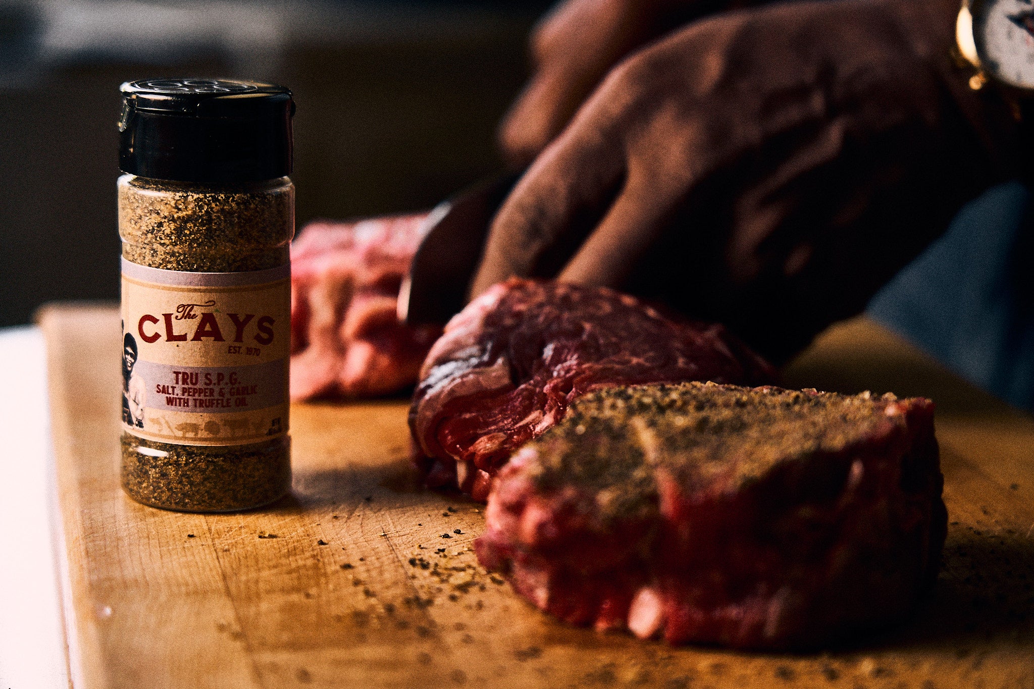 The Clay's Salt Pepper Garlic blend with Truffle Oil