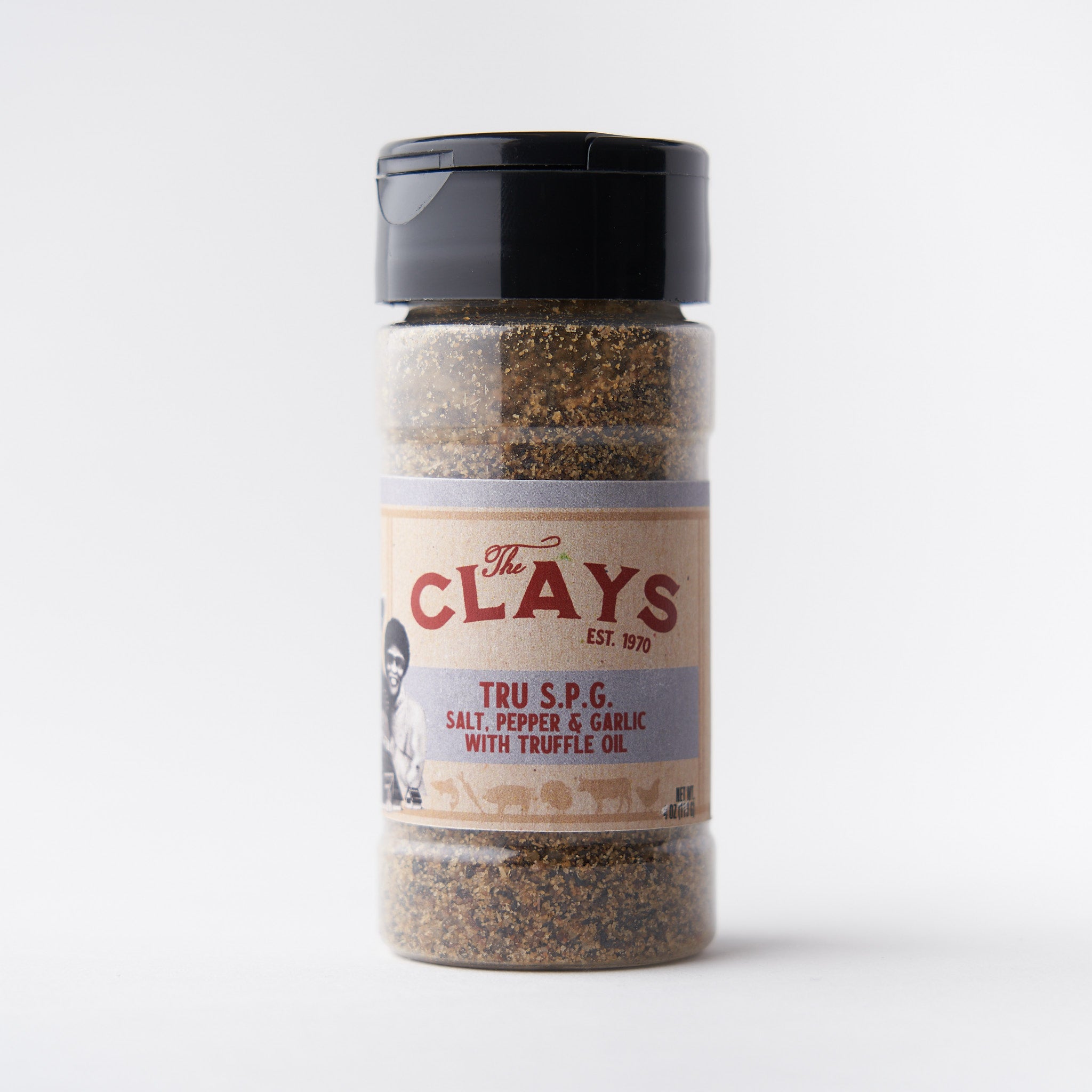 The Clay's Salt Pepper Garlic blend with Truffle Oil